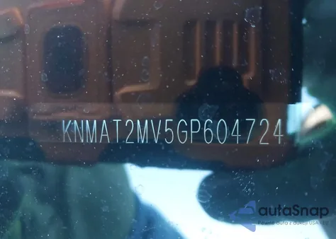 2016 Nissan Rogue Sv z USA, uszkodzony, nr VIN KNMAT2MV5GP604724